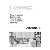 De Dietrich DTI853X Hob manual cover