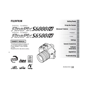 Fujifilm FinePix S6000fd Camera manual cover