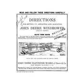 John Deere Windrower Ground Driven Windrower manual cover