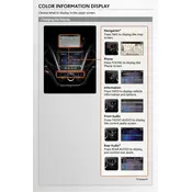 Acura MDX Color Information Display 2014 SUV manual cover