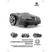 Husqvarna Automower 405X Lawn Mower manual cover