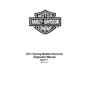 Harley-Davidson Touring 2011 Motorcycle manual cover