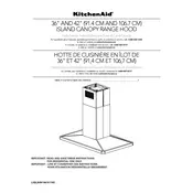 KitchenAid KVIB602DSS Hood manual cover