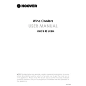 Hoover HWCB 45 UKBM manual cover