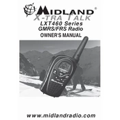 Midland LXT460 X-tra Talk manual cover