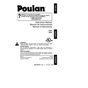 Poulan Pro 1420 Chainsaw manual cover