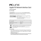 PC Line PCL-PCI1009 manual cover