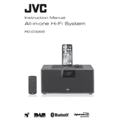 JVC RD-D328B manual cover