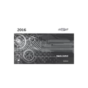 Chevrolet Impala Limited 2016 manual cover