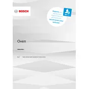 Bosch Series 8 CMG676BB1 Oven manual cover