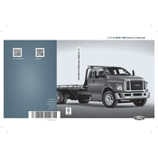 Ford F-650 2016 manual cover