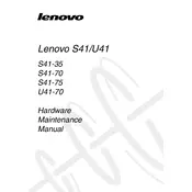 Lenovo S41-70 Laptop manual cover