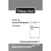 Magic Chef HMCR320BE Refrigerator manual cover