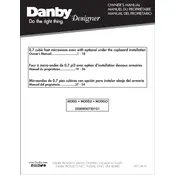 Danby DDMW007501G1 Microwave manual cover