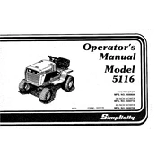 Simplicity 1690684 Tractor manual cover