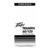 Peavey Triumph 120 Amplifier manual cover