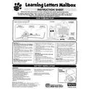 Fisher Price Mattel Learning Letters Mailbox 93728 Toy manual cover