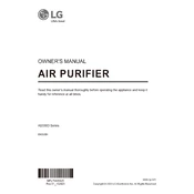 LG AS330DWR0 AS330DWR0.AWHEUS Purifier manual cover