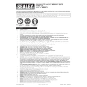 Sealey VS2076 Memory Safe manual cover
