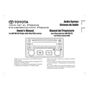 Toyota Yaris Base Audio System 2012 Hatchback manual cover