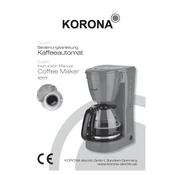 Korona 10117 Coffee Maker manual cover