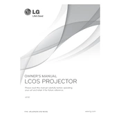 LG AF115 AF115.AEU Projector manual cover