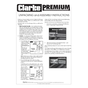 Clarke 763820 CLB900 Tool Chest Unpacking manual cover