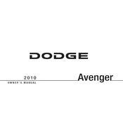 Dodge Avenger 2010 Sedan manual cover