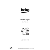 Beko WDEY854P44QG manual cover