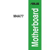 ASUS M4A77 Motherboard manual cover