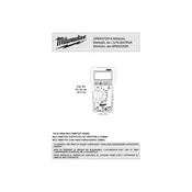 Milwaukee 2217-20 Multimeter manual cover