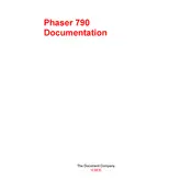 Xerox Phaser 790 Printer manual cover