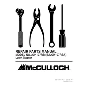 McCulloch 20H107RB manual cover