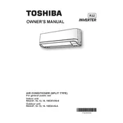 Toshiba RAS-07E2AVG-A Air Conditioner manual cover