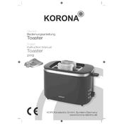 Korona 21112 Toaster manual cover