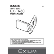 Casio EXTR60 Camera manual cover