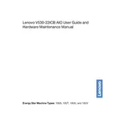 Lenovo V530-22ICB Computer manual cover