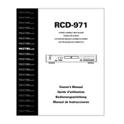 Rotel RCD-971 CD Player manual cover