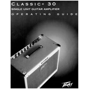 Peavey Classic 30 Amplifier manual cover