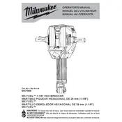 Milwaukee MX Fuel MXF368 Breaker manual cover