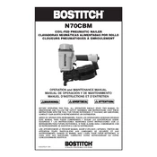 Bostitch N70CBM Nailer manual cover