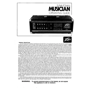 Peavey Mark III Series Musician Amplifier manual cover