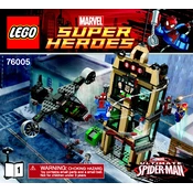 LEGO Spider-Man 76005-2 Construction Set manual cover