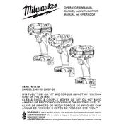 Milwaukee M18 Fuel 2960-20 Driver manual cover