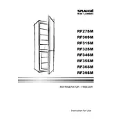 Snaigė RF30SM-S0002F0 Refrigerator manual cover