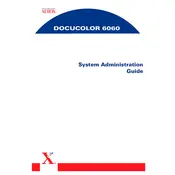 Xerox DocuColor 6060 Printer manual cover