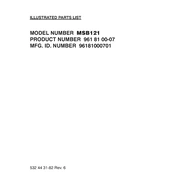 McCulloch MSB121 manual cover