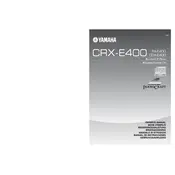 Yamaha CDX-E400 Receiver manual cover