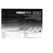 Yamaha RX-330 Receiver manual cover