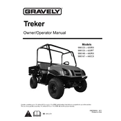 Gravely Treker 996123 2011 Utility Vehicle manual cover